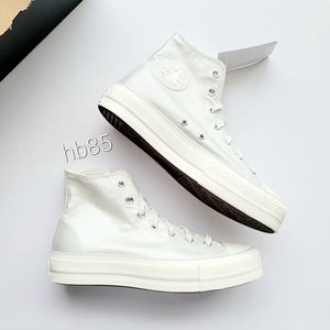 Converse CTAS Lift Hi Pure Silver Egret  Metallic Women's 10.5